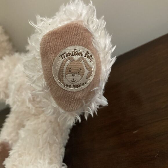 Moulin Roty Les Lapins Plush JOJO Rabbit Vite Un Calin Beige Bunny DouDou - Picture 11 of 11